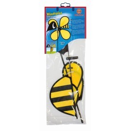 MOULIN A VENT POLYESTER FUNNY BEE 45 X 40 CM